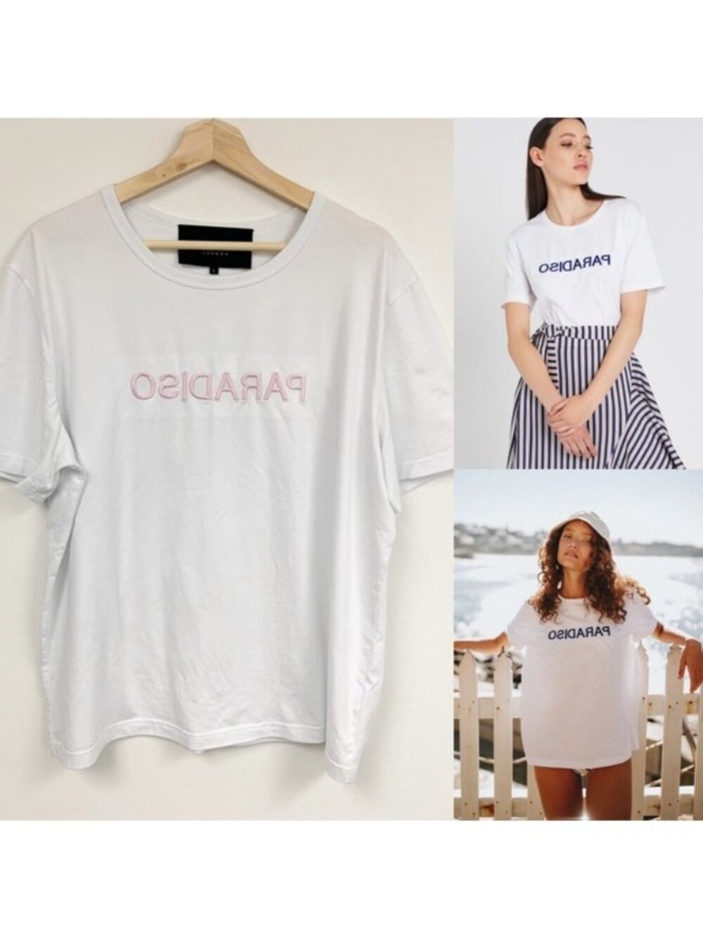 Paper London Paradiso short sleeve T-Shirt Sz L